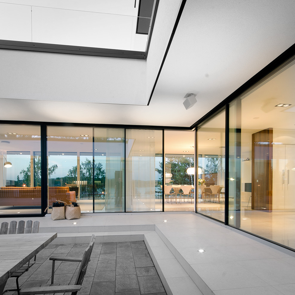 Minimalistisch aluminium raam design